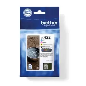 Brother LC422VAL Black and Colour Ink Cartridge 4 Pack (Original)