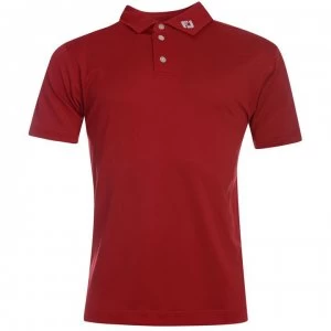 Footjoy Solid Polo Shirt Mens - Red
