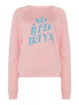 Ban.do Pink No Bad Days Sweatshirt Light Pink