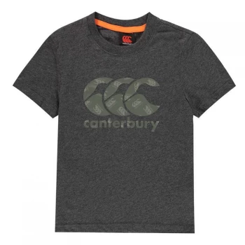 Canterbury Boys Logo Tee - Grey