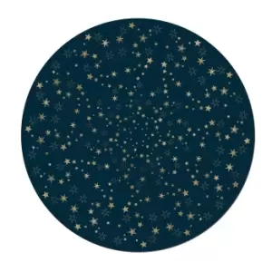 Denby Christmas Stars Round Placemats, Navy, Set of 6