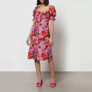 Paul Smith Floral-Print Crepe de Chine Dress - IT 44/UK 12