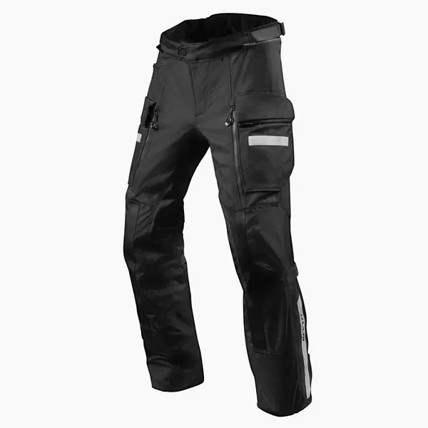 REV'IT! Sand 4 H2O Standard Black Motorcycle Pants Size S
