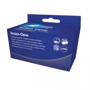 AF International Screen-Clene Duo WetDry Wipes Pack of 20 ASCR020