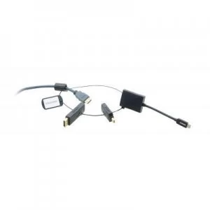 Kramer Electronics AD-RING-6 cable interface/gender adapter Black