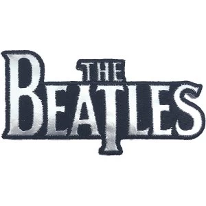 The Beatles - Silver Drop T Logo Standard Patch