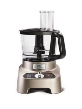 Tefal Do824H40 Doubleforce Pro 1000W Multifunction Food Processor - Premium Silver And Chrome