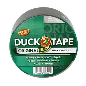 Duck Silver Cloth tape L50m W50mm