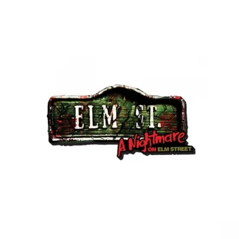 Nightmare On Elm Street Sign Magnet