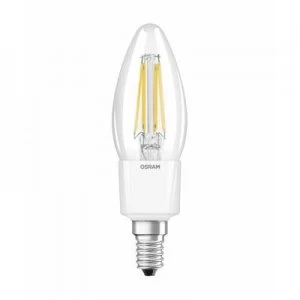 OSRAM LED (monochrome) EEC A++ (A++ - E) E14 Candle 4.5 W = 40 W Warm white (Ø x L) 35mm x 97mm Filament, dimmable