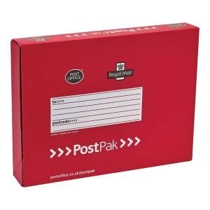 Postpak Red Full-Shirt Small Mailbox Pack of 20 P20