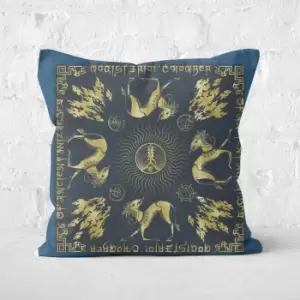 Decorsome x Fantastic Beasts Scenic Creatures Square Cushion - 50x50cm - Soft Touch