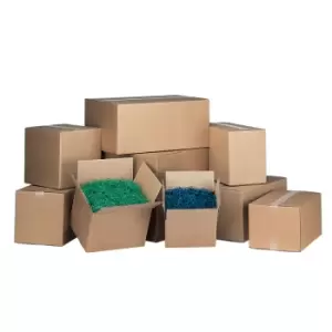 Double Wall Carton Cardboard Boxes - Pack of 10 - 610 x 610 x 610mm (24 x 24 x 24")