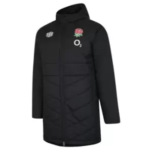 Umbro England Rugby Padded Jacket Mens - Black