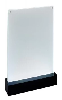 Sigel LED Table Top Display Frame A5 Black Base