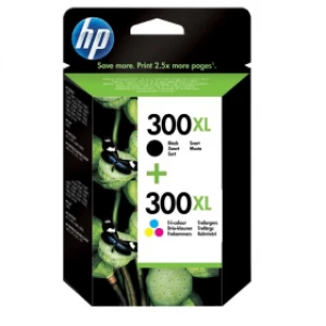 HP 300XL Black and Tri Colour Inkjet Cartridges