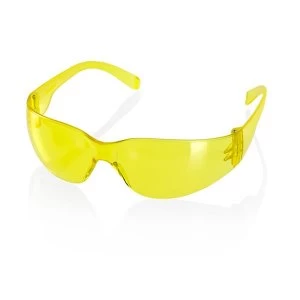 Click Traders Ancona Spectacles Yellow Ref CTASS2Y Pack 10 Up to 3 Day