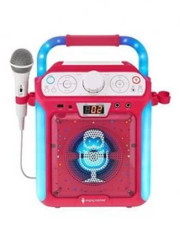 The Singing Machine Sml682Btp Bluetooth Cdg + Tablet Karaoke Machine - Pink