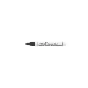 524-46 Industrial Permanent Paint Marker Black Round Tip 2-4mm Fast Drying - Pica