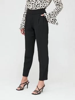 Wallis Henna Pull On Trouser - Black, Size 8, Women