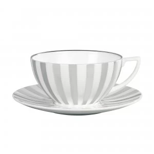 Wedgwood Jasper Conran Platinum Striped Tea Saucer