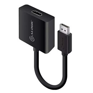 ALOGIC DisplayPort 1.2 to HDMI Adapter (Male to Female) with 4K@60Hz Support ? 20 CM