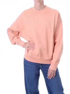 LEVI'S Sweatshirt Women Rose cotone