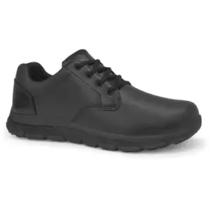 Shoes For Crews Mens Saloon II Leather Shoes (7 UK) (Black) - Black
