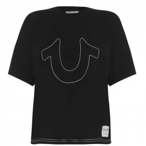True Religion Jersey T-Shirt - Jet Black
