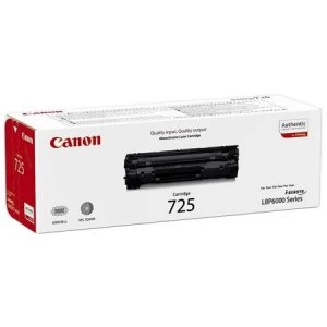 Canon 725 Black Laser Toner Ink Cartridge