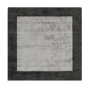 Asiatic Blade Rug - 200 x 200cm - Charcoal/Silver