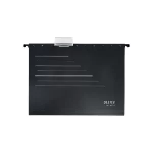 Alpha Recycle Card Suspension File V-Base, A4, Black