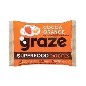 Graze Cocoa Orange Oat Boost Bites Singles Pack of 15 3145 PX70166