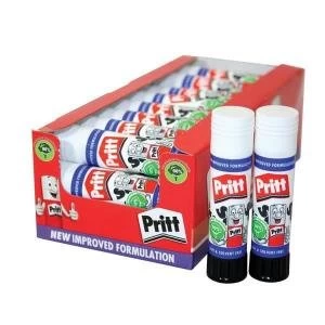 Pritt 11g Solid Washable Non Toxic Glue Stick Small White Pack of 25