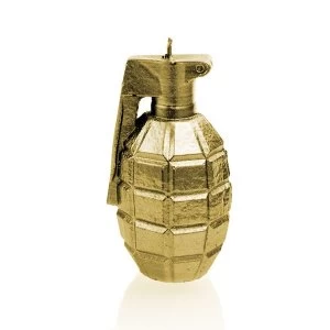 Classic Gold Large Grenade Candle