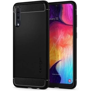 Galaxy A50 Phone Case Shockproof Cover (Black)