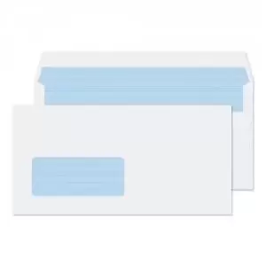 Blake Purely Everyday White Window Self Seal Wallet 110x220mm 100gsm