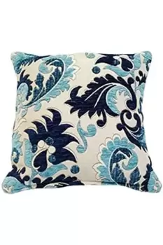 Aspen Floral Embellished Jacquard Cushion Cover