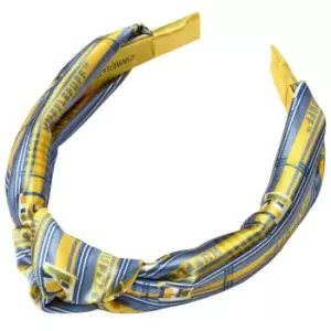 Harry Potter Hufflepuff Knotted Headband (One Size) (Yellow/Blue)