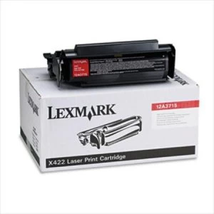 Lexmark 12A3715 Black Laser Toner Ink Cartridge