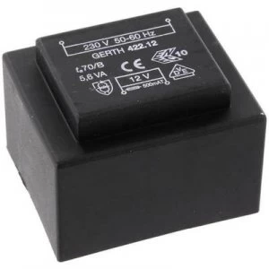 PCB mount transformer 1 x 230 V 1 x 18 V AC 5.60 VA 311 mA