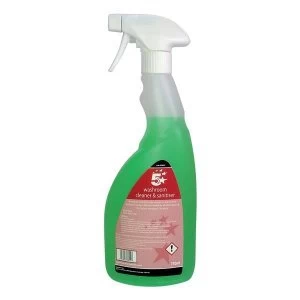 5 Star Facilities 750ml Ready to Use Washroom Cleaner