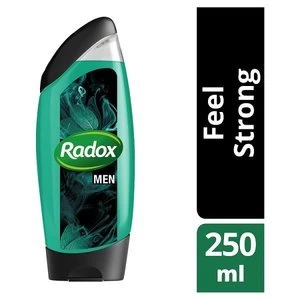Radox Men Feel Strong Mint and Tea Tree 2in1 Shower Gel 250ml