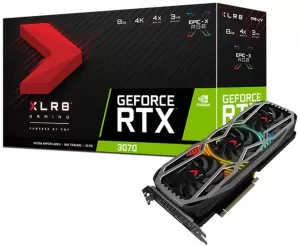 PNY XLR8 Gaming GeForce RTX3070 8GB GDDR6 Graphics Card
