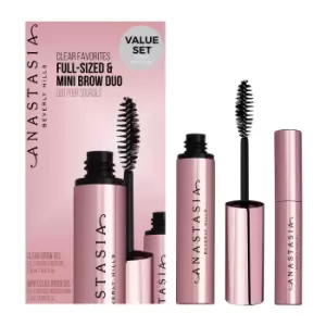 Anastasia Beverly Hills Clear Favorites Kit Full Sized and Mini Brow Duo (Worth £33.00)