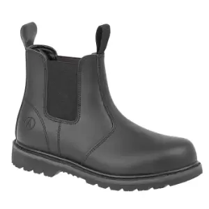 Amblers Unisex Steel FS5 Pull-On Dealer Boot / Womens Mens Boots (13 UK) (Black)