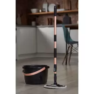 Tower Blush Gold Spin Mop with Angled Head