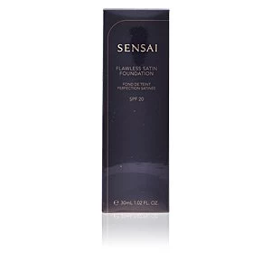 SENSAI flawless satin foundation SPF20 #206-brown beig