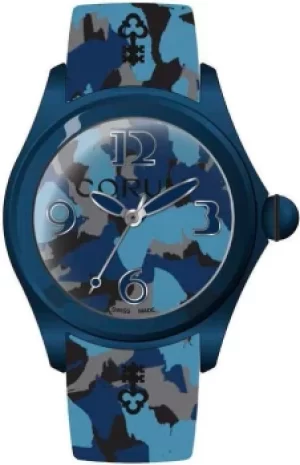 Corum Watch Bubble 52 Camouflage Blue Limited Edition