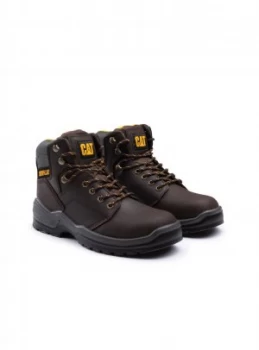 CATERPILLAR Brown Striver Lace Up Injected Safety Boot - 12